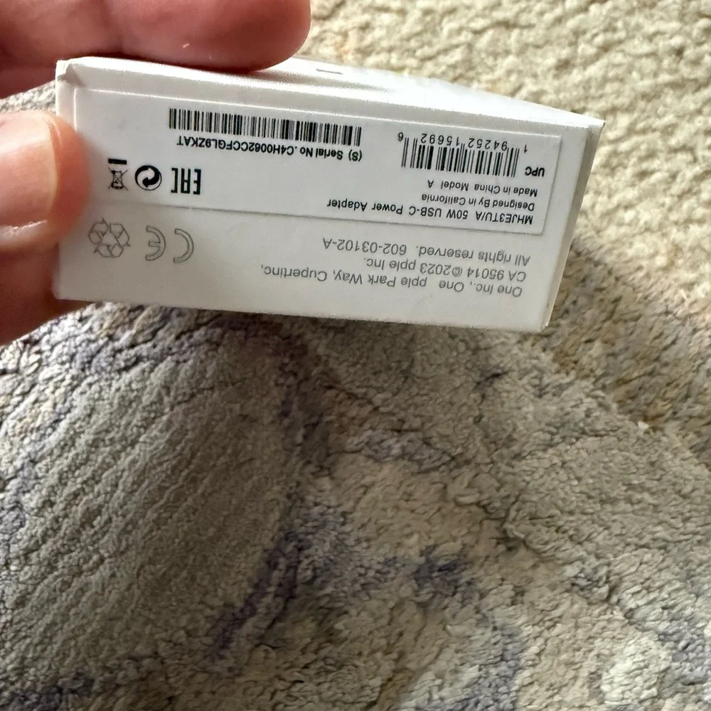 USB-C 50W Power Adapter NIP